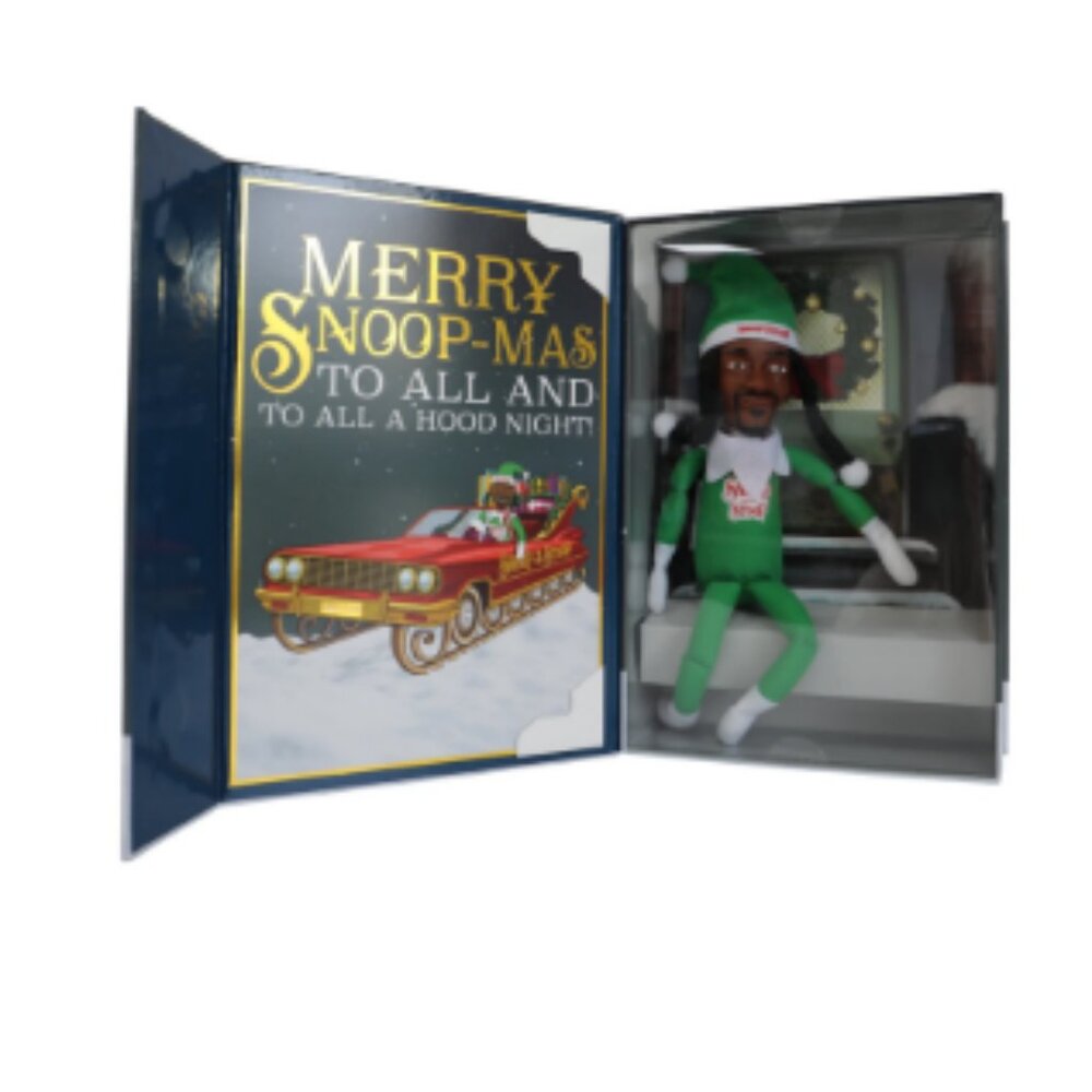 Snoop Dogg 10.5" Snoop on the Stoop Holiday Doll Elf on the Shelf Alternative